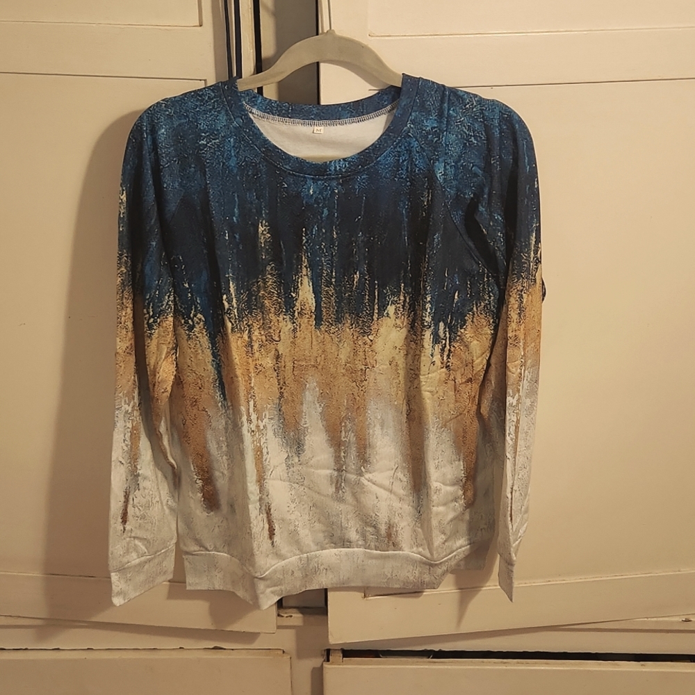 Tri color long shirt